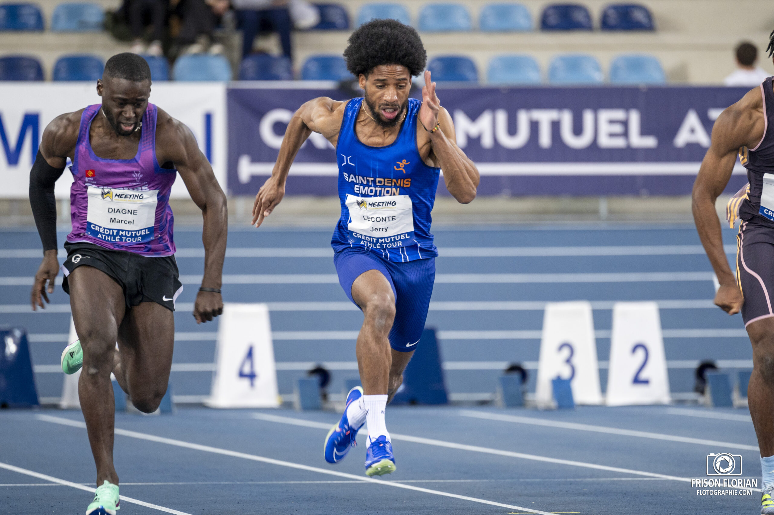 L'athlète français Jerry Leconte lors du Meeting de Miramas 2024