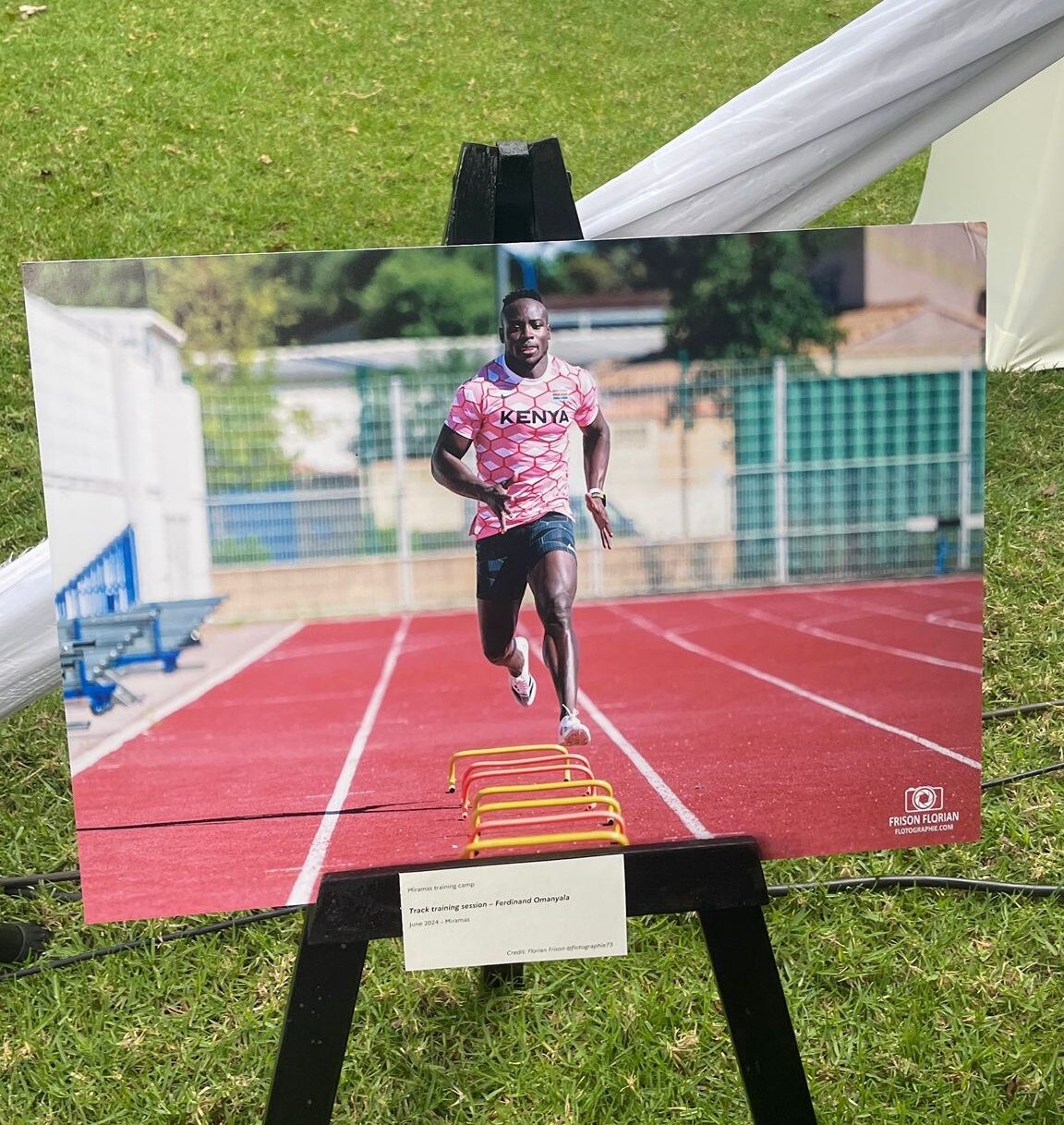 Mes photos exposées lors d'une réception à l'ambassade de France au Kenya