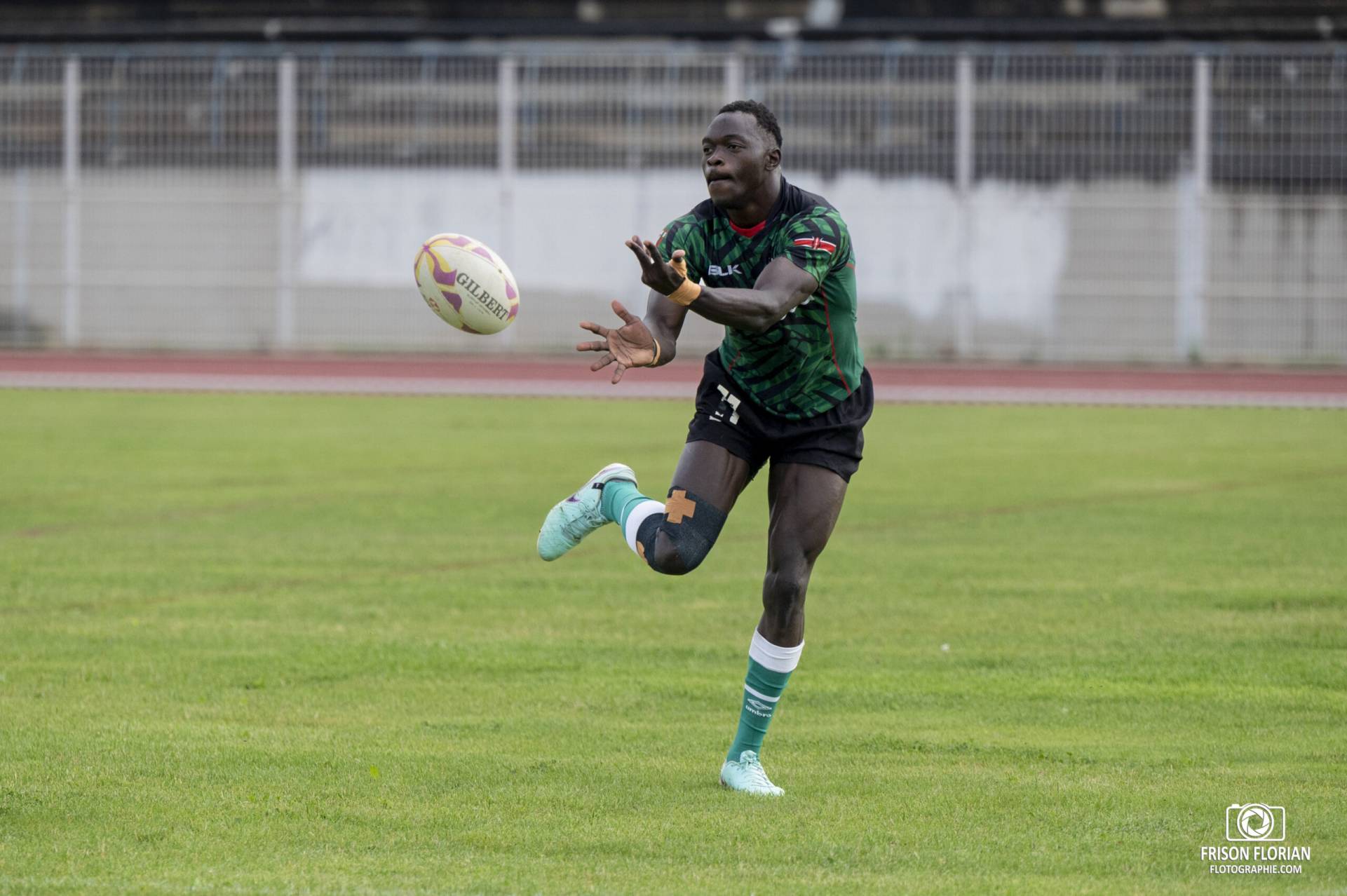 L'équipe de Rugby à 7 du Kenya, en préparation à Miramas pour les Jeux Olympiques de Paris 2024