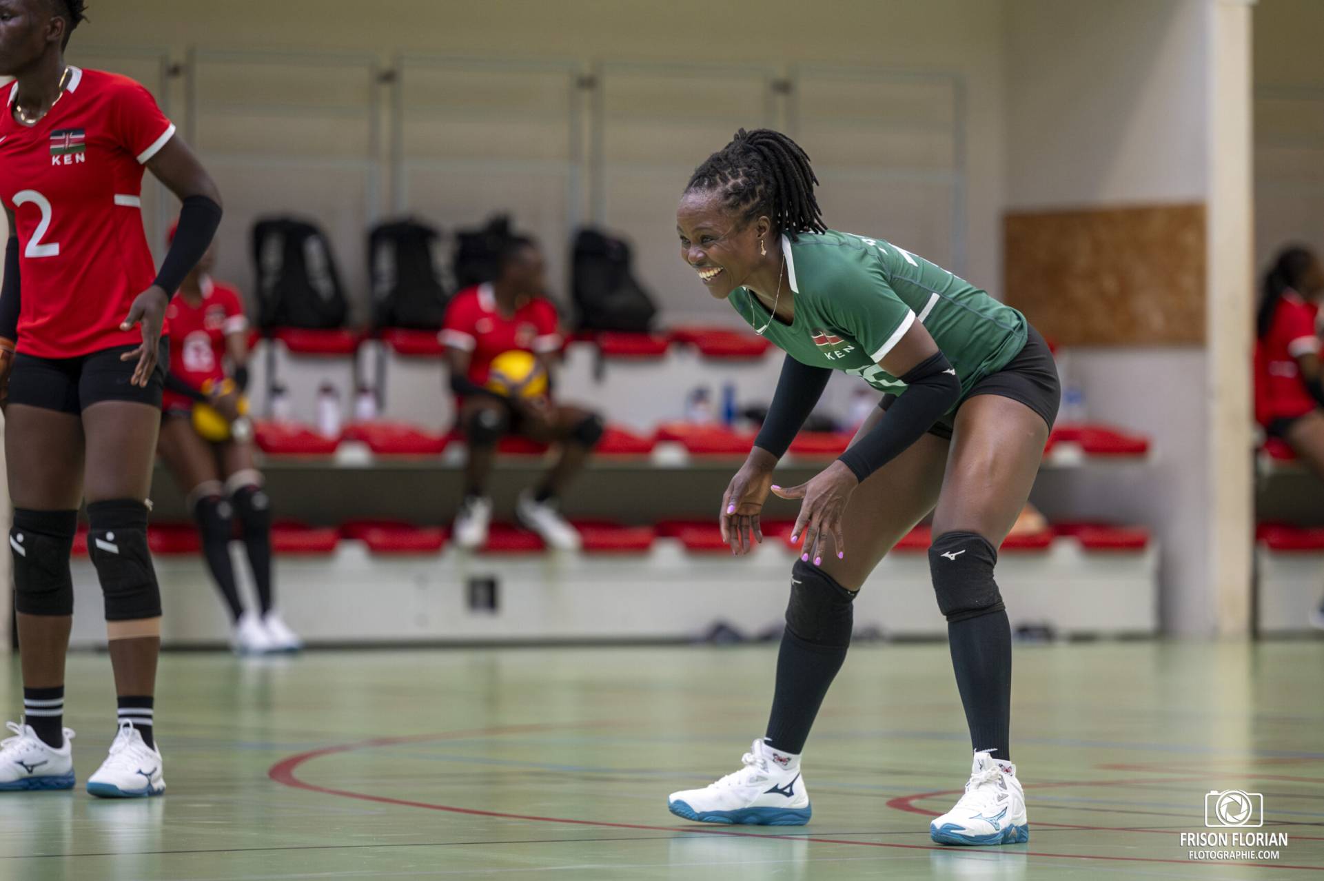 L'équipe de Volley-Ball du Kenya, en préparation à Miramas pour les Jeux Olympiques de Paris 2024