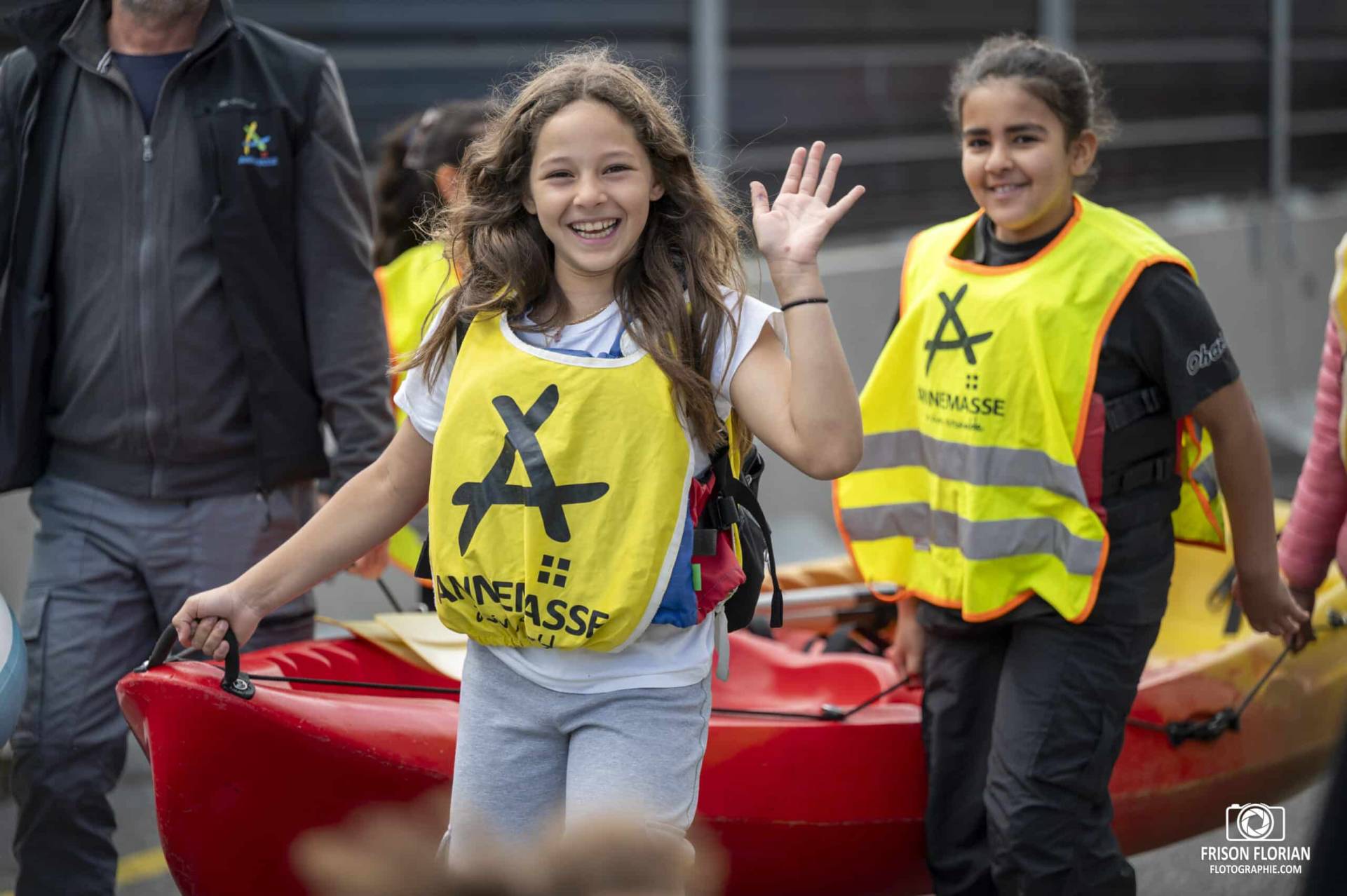 Photographie de reportage lors du passage de la Flamme Olympique à Annemasse en Juin 2024.